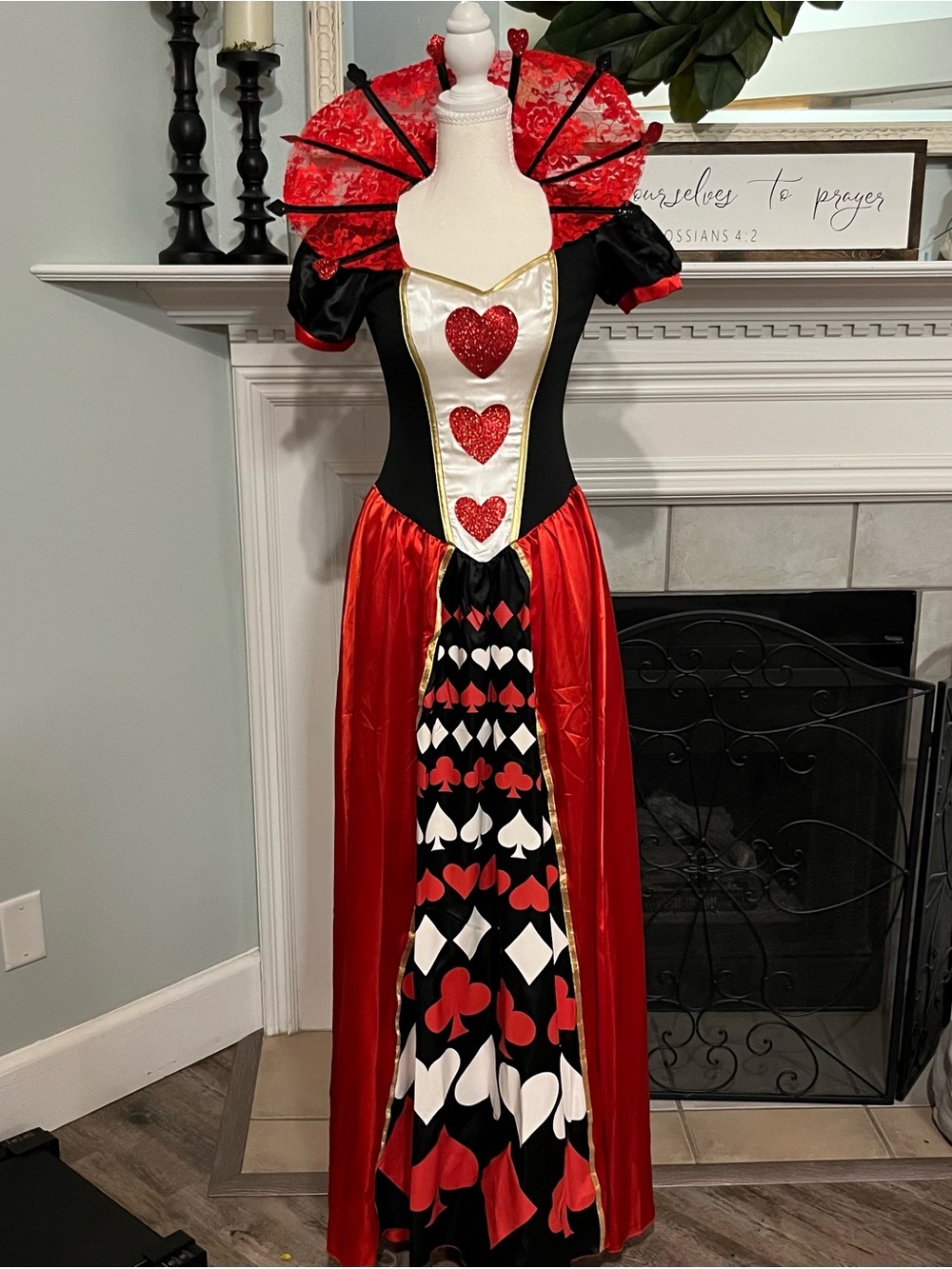 Red & Black Queen of Hearts Adult Costume